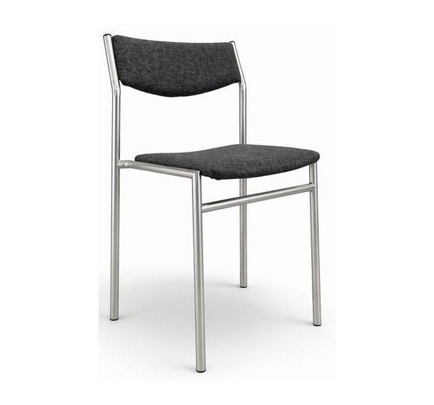 Chaise reconditionnée - Empilable - Grise