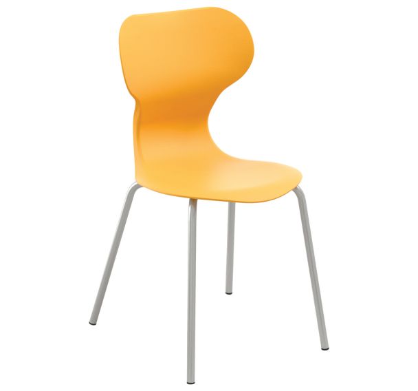 Chaise recyclée Mia Basic coque en polypropylène - Mirplay School