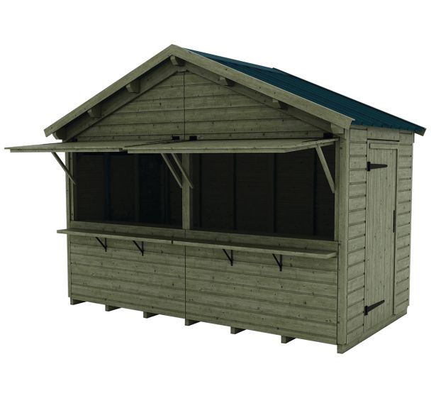 Chalet évenementiel 360x187x290 cm - pin traité