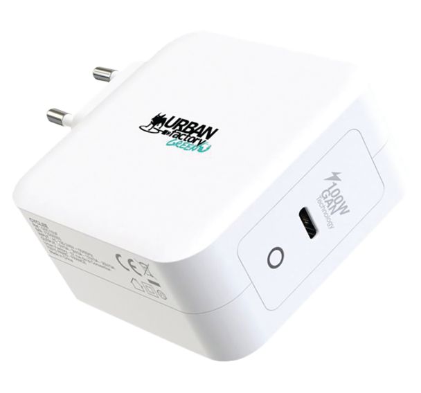 Chargeur secteur 100W écologique CYCLEE Urban Factory