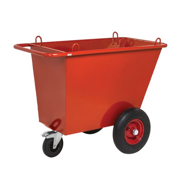 Chariot à déchets 400L avec roues pleines