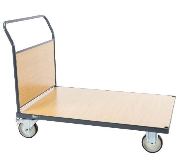 Chariot à dossier fixe bois - Force 400 à 500 kg - Manutan Expert