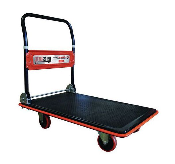 Chariot acier à dossier rabattable - Capacité 150 et 300 kg