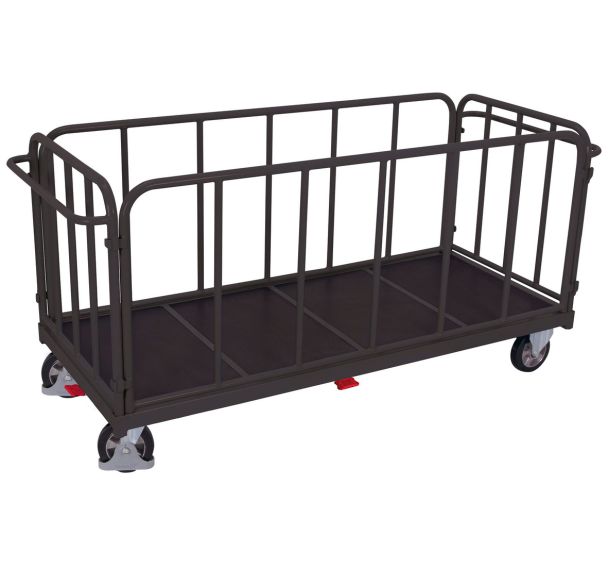 Chariot avec 4 parois tubulaires