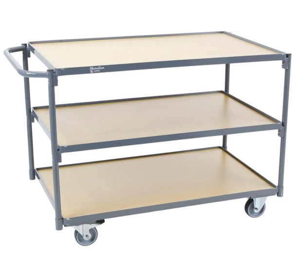 Chariot avec poignée horizontale - Capacité 250 kg - Manutan Expert