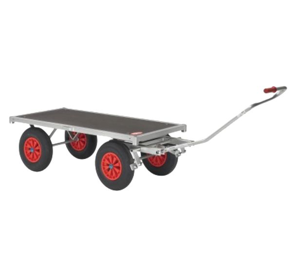 Chariot charges lourdes TW Silver 1500 - Force 750 kg roue pneumatique