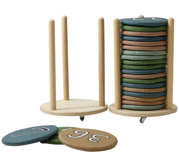Rangement+coussins de sol Palm pour enfants -Mirplay School