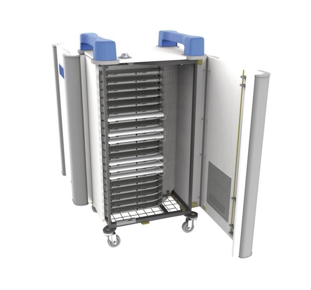 Chariot recharge UniCabby stockage horizontal - Lapcabby