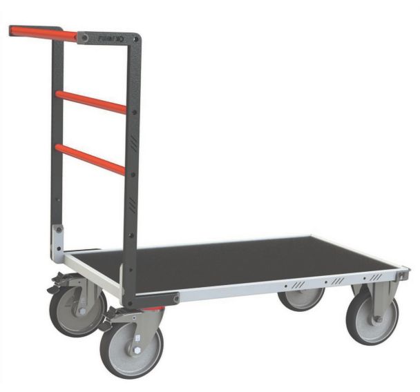 Chariot dossier fixe plateau bois 1000x600mm - 600kg