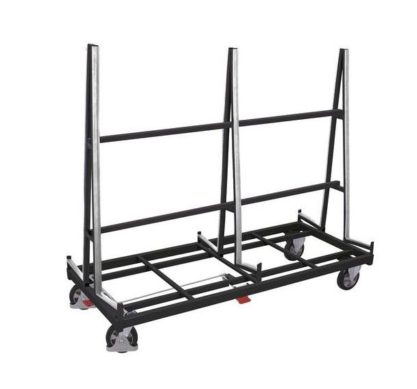 Chariot porte-panneaux double face - Capacité 1200 Kg - Variofit
