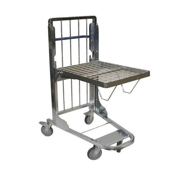 Chariot niveau constant zingué - Capacité 100 kg - FIMM