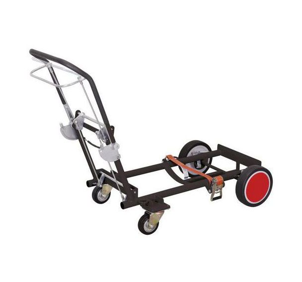 Chariot porte-fûts, RAL 7016. 655x1390x1040 mm