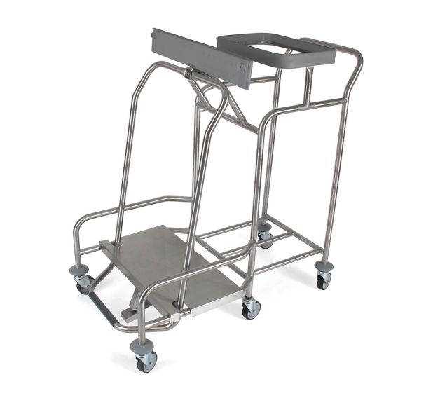 Chariot porte-sacs couvercle collecteur, - Sclessin Fonction Linge
