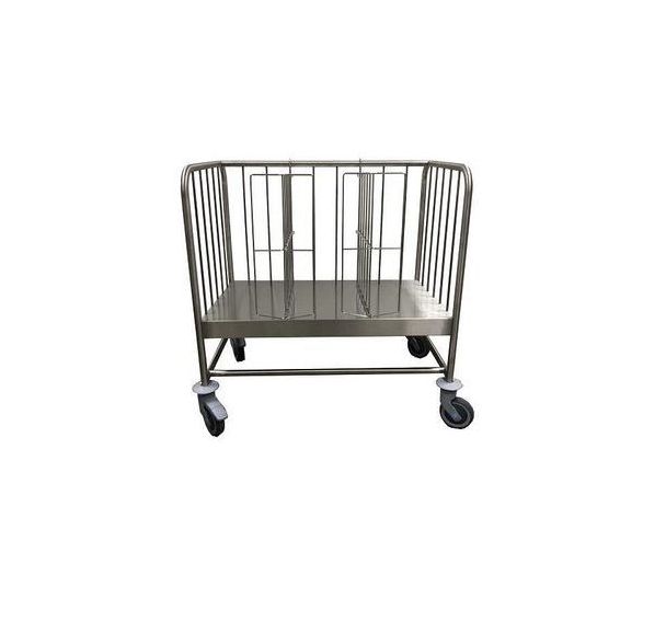 Chariot transport assiettes simple face rehaussé TETW1-6/26H