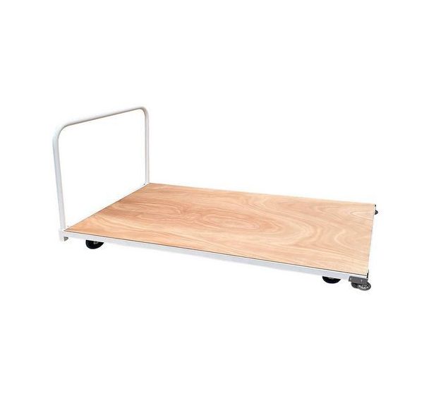 Chariot transport de tapis avec roulettes de protection