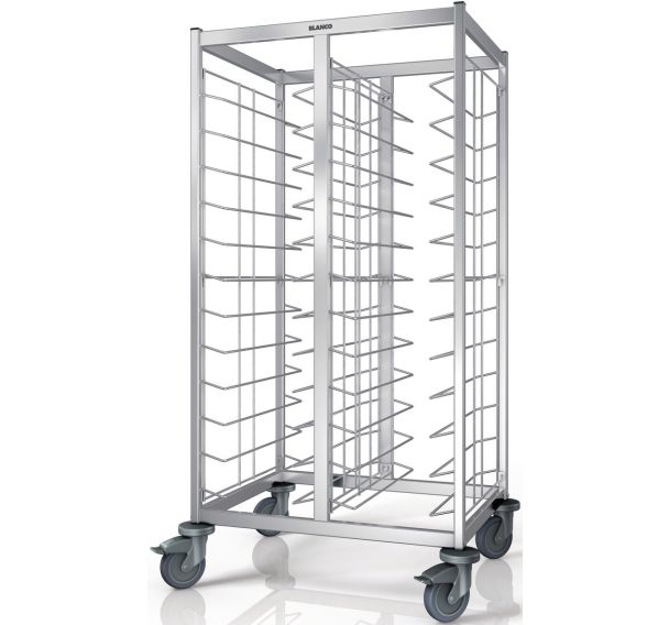 Chariots de débarrassage de plateaux TAW 2x12 cantine