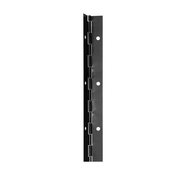 Charnière piano acier laqué noir - Cime