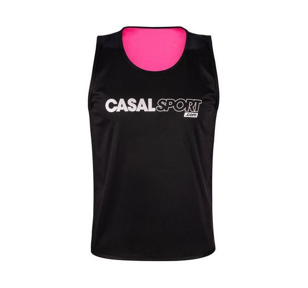 Chasuble réversible Extensible noir rose Casal Sport