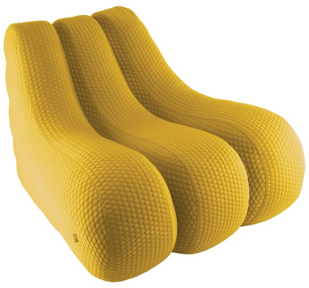 Chauffeuse 1 place Emeki tissu polyester recyclé M1 - Sokoa