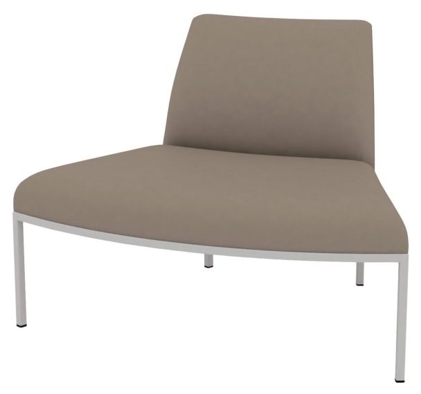 Chauffeuse Atrium convexe tissu enduit PVC - Quadrifoglio