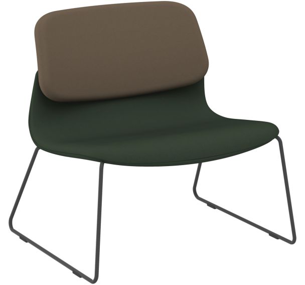 Chauffeuse Klik pieds traineau tissu polyester Cura non feu - Sokoa