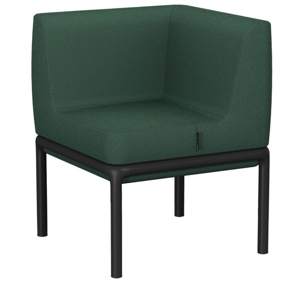 Chauffeuse d'angle Lotua tissu 100% polyester _ - Sokoa