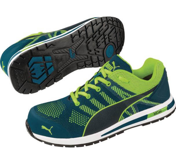 Chaussures de sécurité elevate knit green low s1p esd hro src