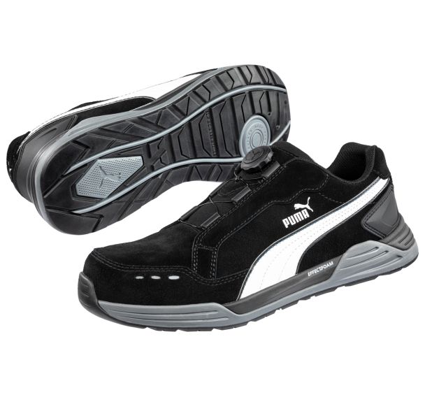Chaussures de sécurité basses airtwist black disc s3 esd src - puma