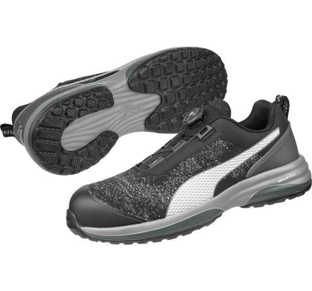 Chaussures de sécurité basses charge black disc s1p hro src - puma