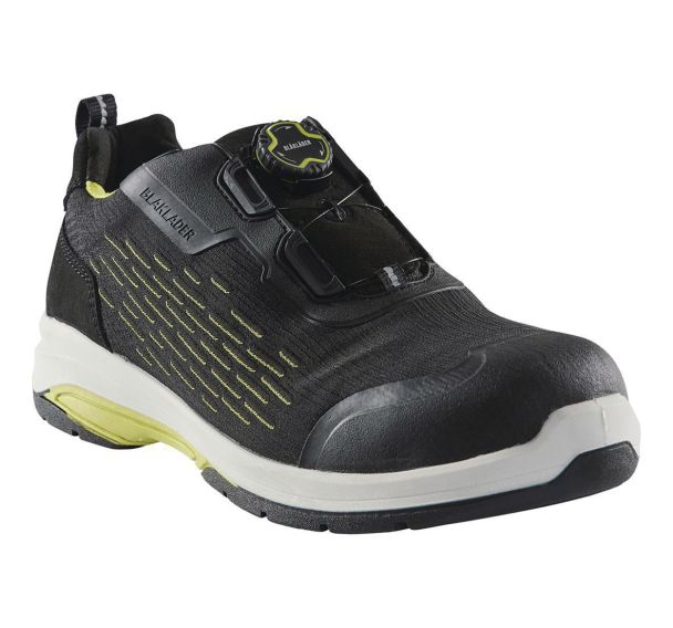 Chaussures de sécurité femmes 2442 Noir/Jaune fluo S1 P SRC ESD - Blaklader