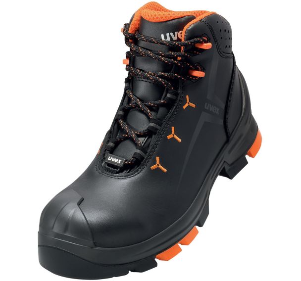 Chaussures de sécurité hautes en cuir S3 PU/PU - Uvex