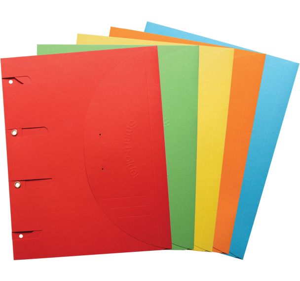 Chemise perforée Smartfolder Uno - Assorti - Lot de 10