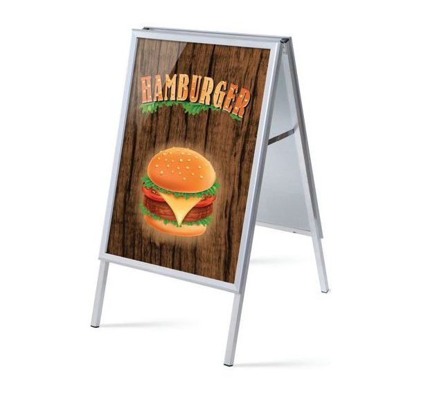 Chevalet complet Hamburger - Anglais - Showdown Displays