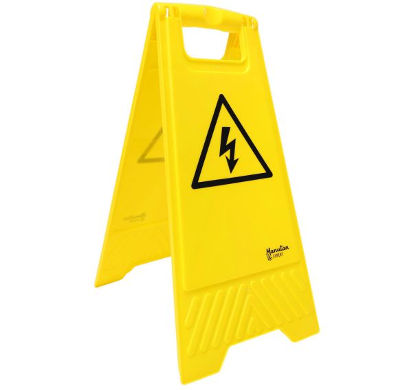 Chevalet de signalisation - Pictogramme Danger électricité