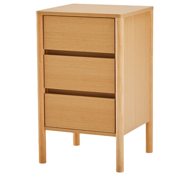 Chevet 3 tiroisTreviso Collection naturel-Somcasa
