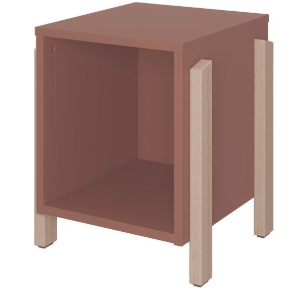 Chevet JEFF niche cotés mélaminé - Enond Mobilier