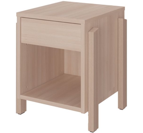 Chevet JEFF tiroir cotés mélaminé - Enond Mobilier