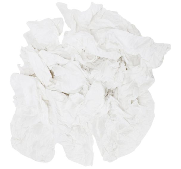 Chiffons en coton de draps blancs 50-80 cm - Manutan Expert