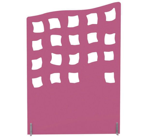 Claustra Folio panneau 1/2 plein 120 x 170 cm, rose