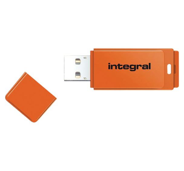 Clé USB 16Go Neon orange Integral