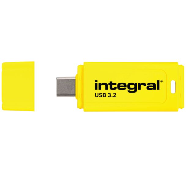 Clé USB C 128Go Neon C jaune Integral