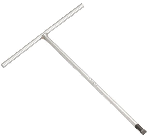 Clé tournevis en ''T'' plat de 6 mm