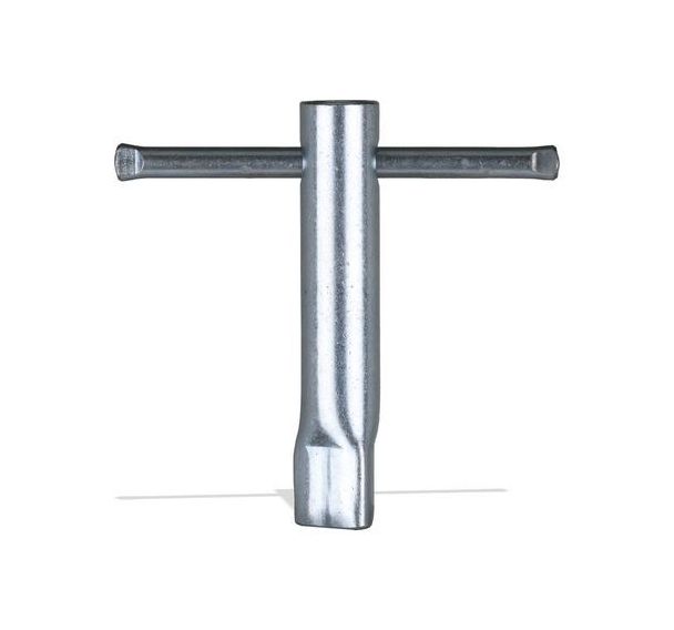 Clé triangulaire galvanisé pour poteau de parking