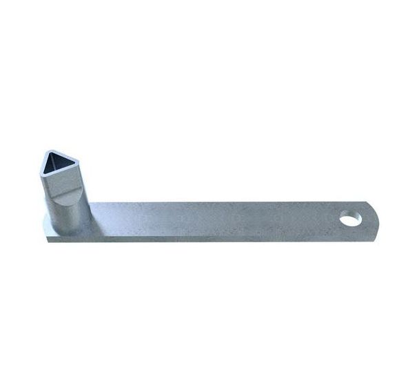 Clé triangulaire standard galvanisée