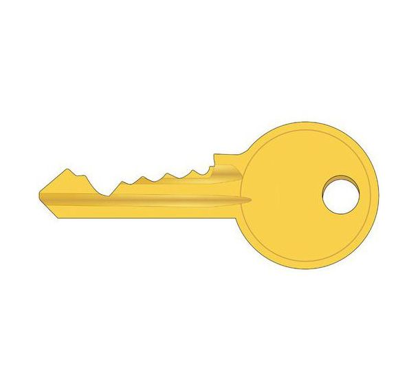 Clef passe pour serrure à clefs