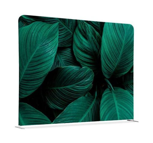 Cloison En Tissu 200-150 Double Feuillage Vert