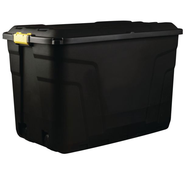 Coffre de 190 l ultra-résistant sur roulettes
