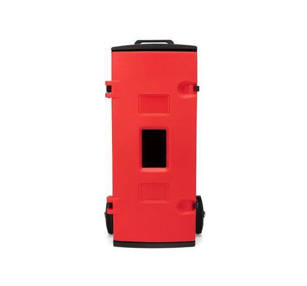 Coffre extincteur mobile - Multiusage - Rouge