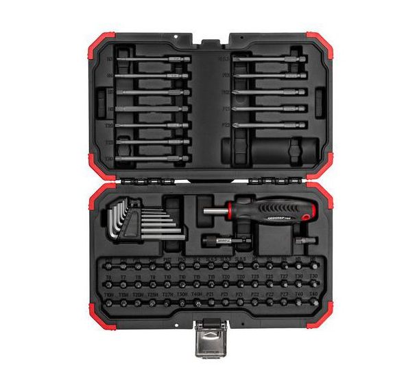 Coffret d'embouts longs 1/4'' 67pcs R33003067