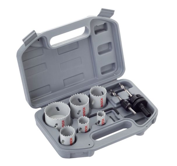Coffret de 6 scies trépans BIM pour bois et métal - Bosch